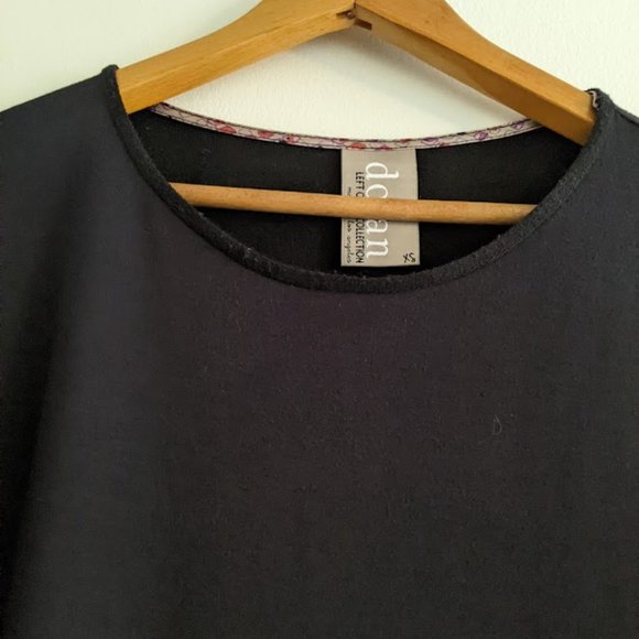 Dolan Black Shirt with Mesh Sleeves Size XS - Picture 4 of 8